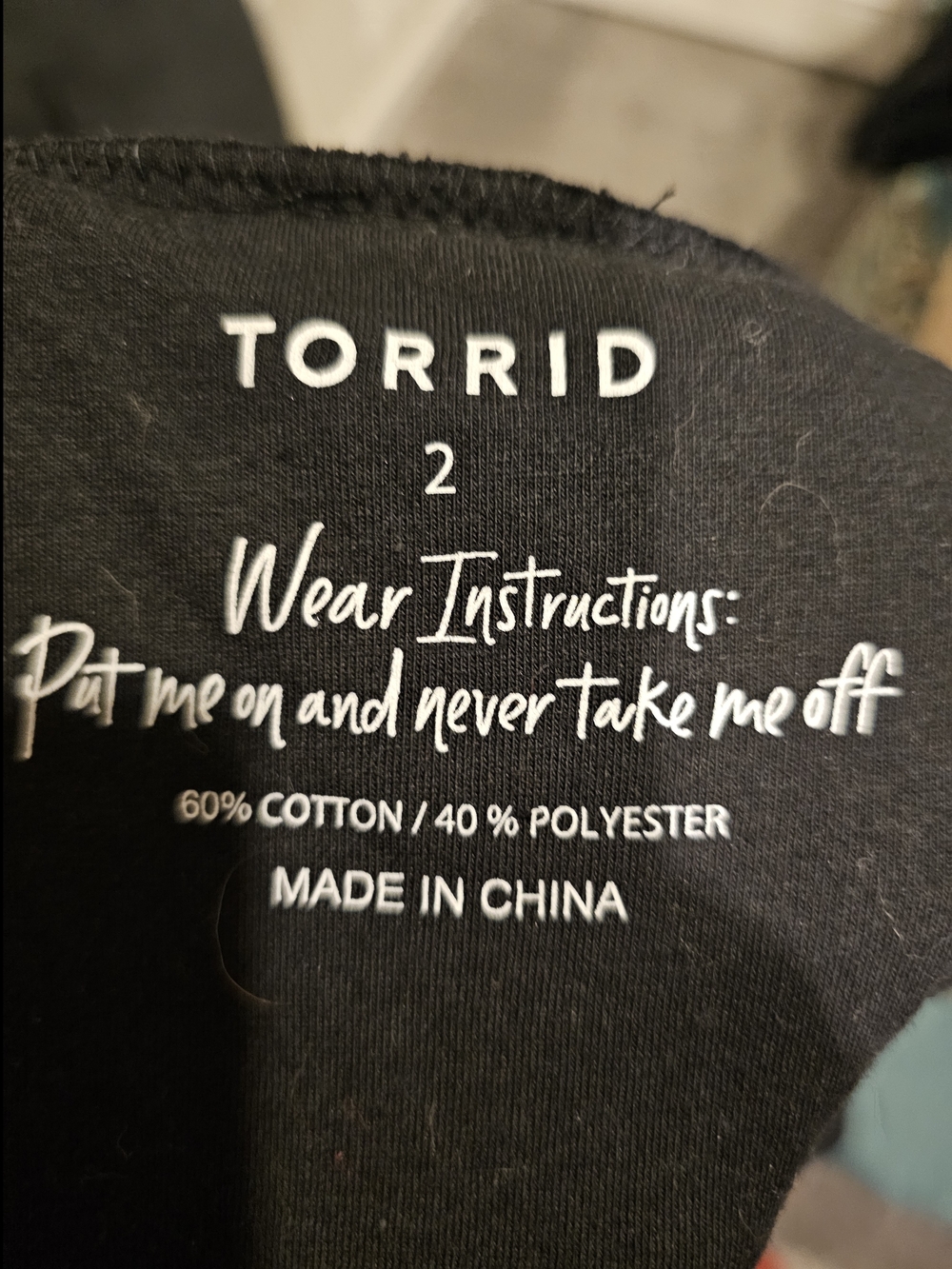 torrid Black Crewneck Sweater with Blue and Cream Sugar Skull - Picture 4 of 4
